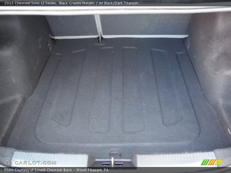 Black Granite Metallic / Jet Black/Dark Titanium 2013 Chevrolet Sonic LS Sedan