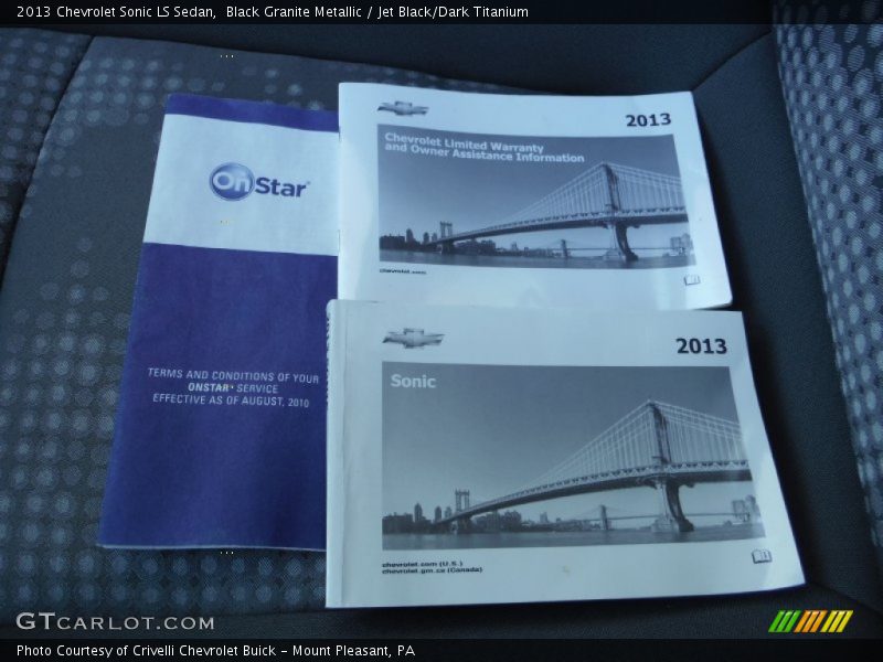 Black Granite Metallic / Jet Black/Dark Titanium 2013 Chevrolet Sonic LS Sedan