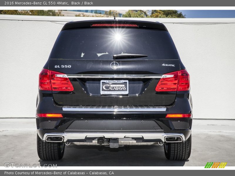 Black / Black 2016 Mercedes-Benz GL 550 4Matic