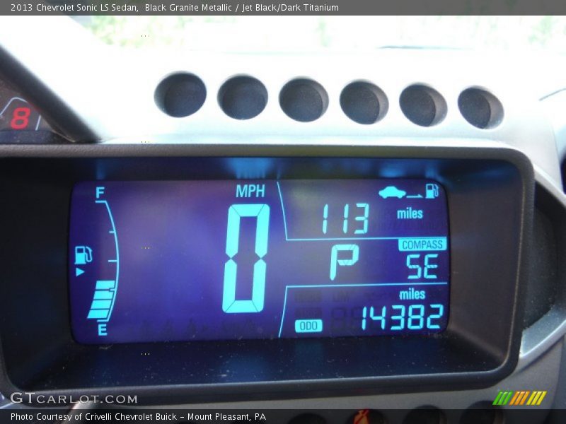 Black Granite Metallic / Jet Black/Dark Titanium 2013 Chevrolet Sonic LS Sedan