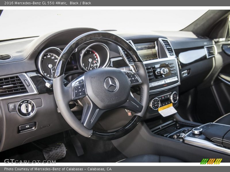 Black / Black 2016 Mercedes-Benz GL 550 4Matic