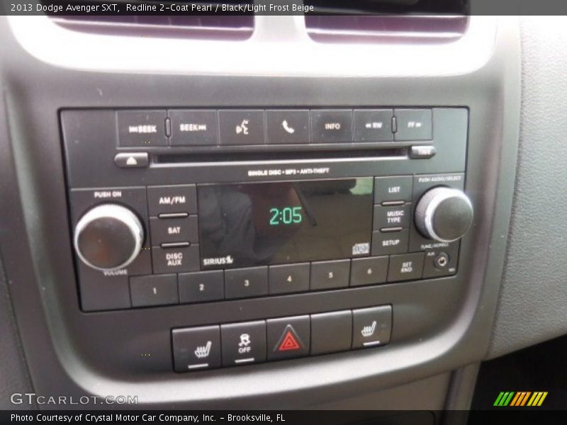 Redline 2-Coat Pearl / Black/Light Frost Beige 2013 Dodge Avenger SXT