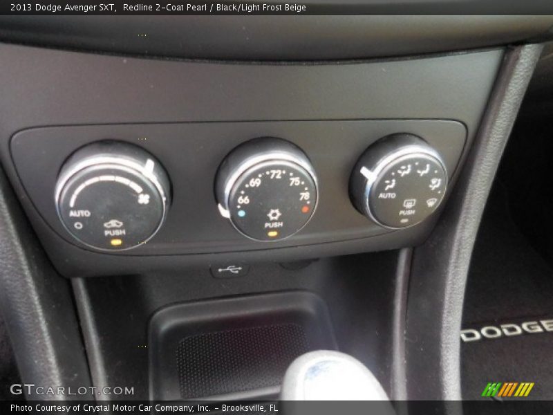 Redline 2-Coat Pearl / Black/Light Frost Beige 2013 Dodge Avenger SXT