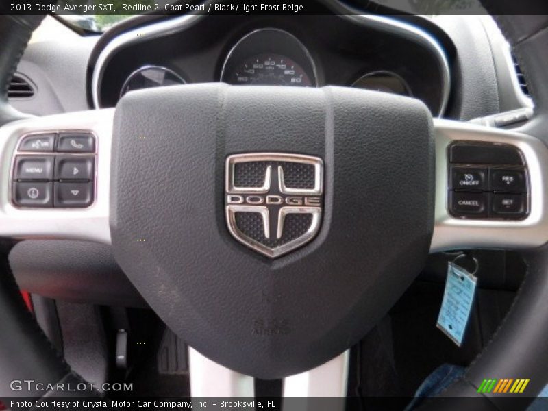 Redline 2-Coat Pearl / Black/Light Frost Beige 2013 Dodge Avenger SXT