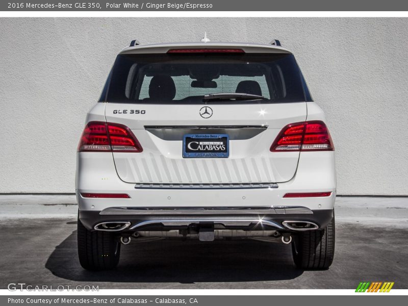 Polar White / Ginger Beige/Espresso 2016 Mercedes-Benz GLE 350