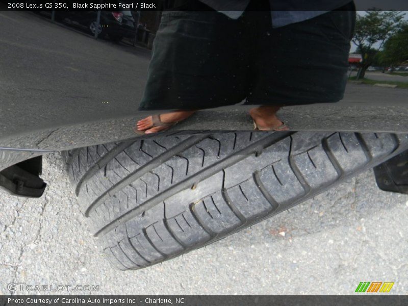 Black Sapphire Pearl / Black 2008 Lexus GS 350