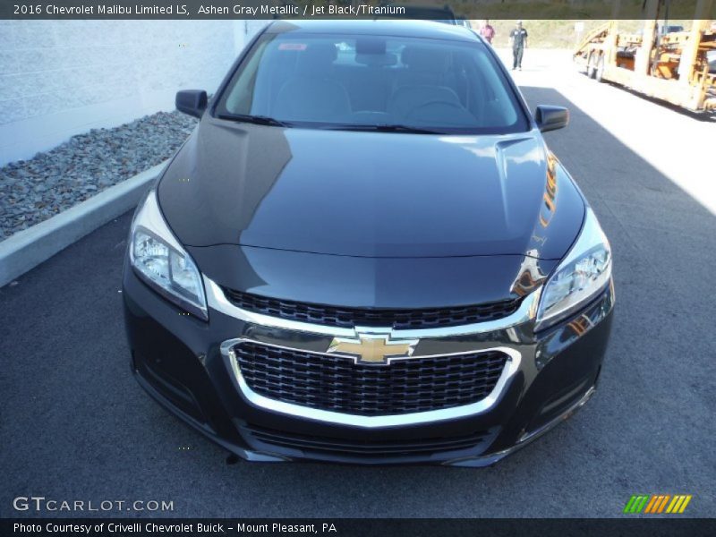 Ashen Gray Metallic / Jet Black/Titanium 2016 Chevrolet Malibu Limited LS