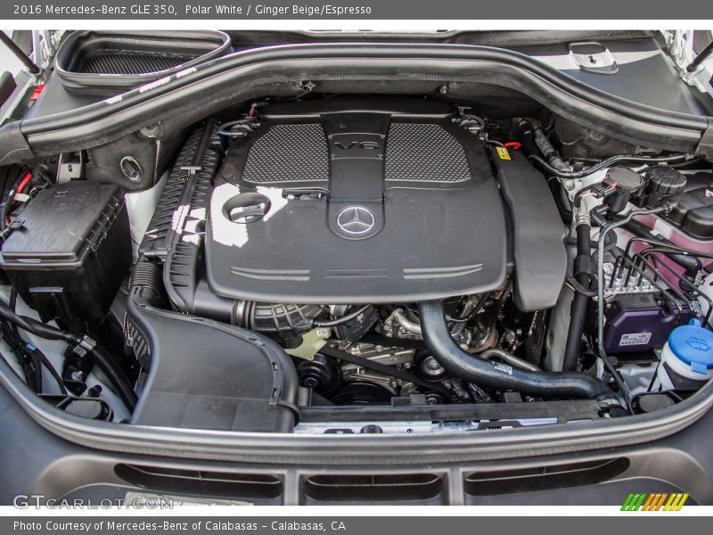 Polar White / Ginger Beige/Espresso 2016 Mercedes-Benz GLE 350