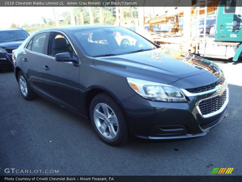 Ashen Gray Metallic / Jet Black/Titanium 2016 Chevrolet Malibu Limited LS