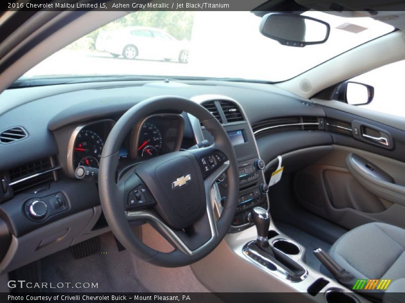 Ashen Gray Metallic / Jet Black/Titanium 2016 Chevrolet Malibu Limited LS