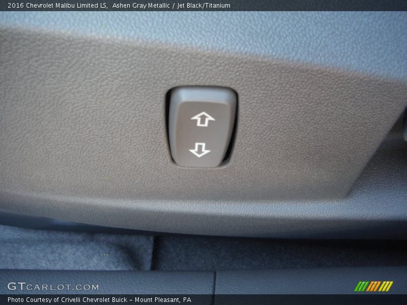 Ashen Gray Metallic / Jet Black/Titanium 2016 Chevrolet Malibu Limited LS
