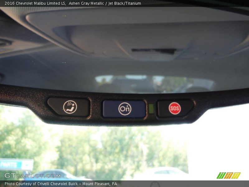 Ashen Gray Metallic / Jet Black/Titanium 2016 Chevrolet Malibu Limited LS