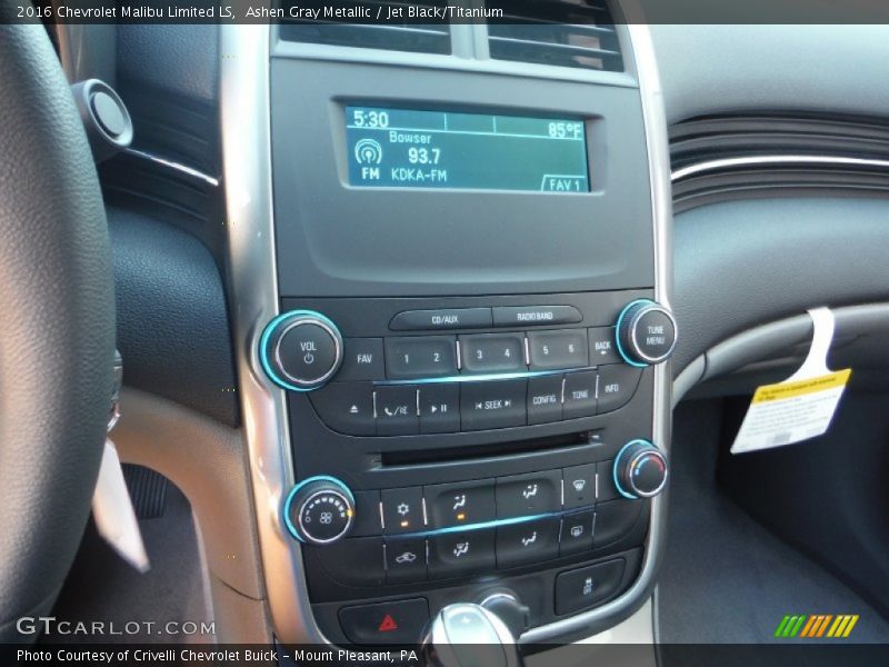 Ashen Gray Metallic / Jet Black/Titanium 2016 Chevrolet Malibu Limited LS