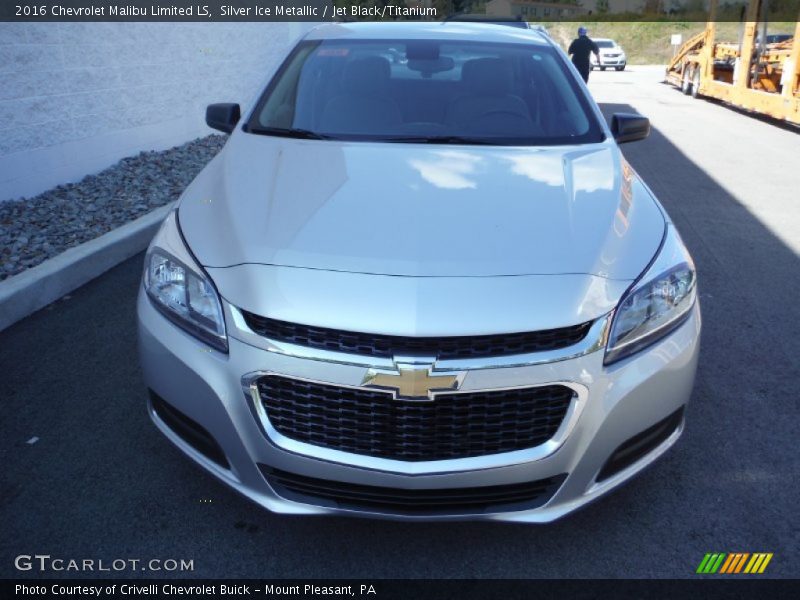 Silver Ice Metallic / Jet Black/Titanium 2016 Chevrolet Malibu Limited LS