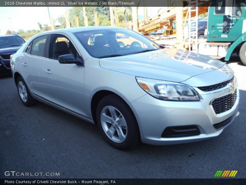 Silver Ice Metallic / Jet Black/Titanium 2016 Chevrolet Malibu Limited LS