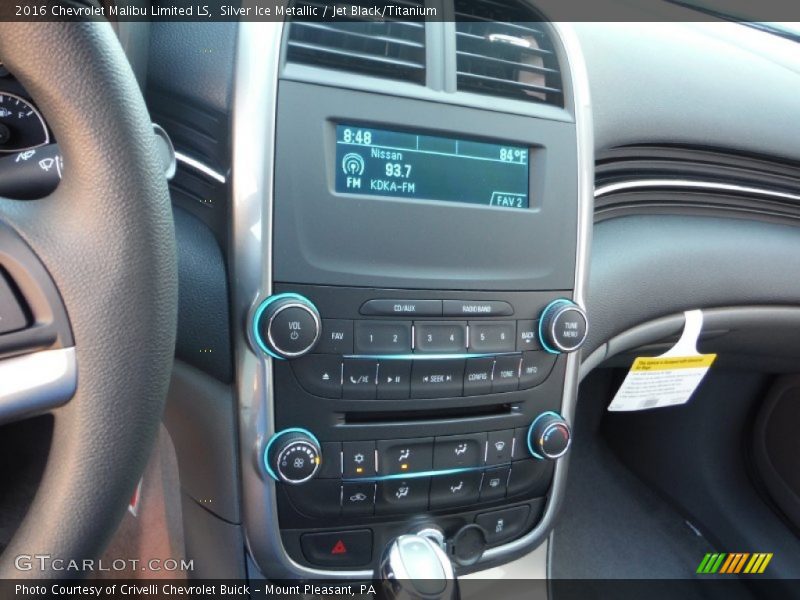 Silver Ice Metallic / Jet Black/Titanium 2016 Chevrolet Malibu Limited LS