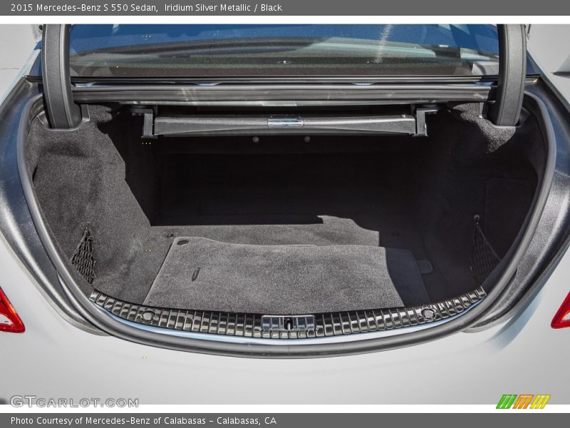 Iridium Silver Metallic / Black 2015 Mercedes-Benz S 550 Sedan