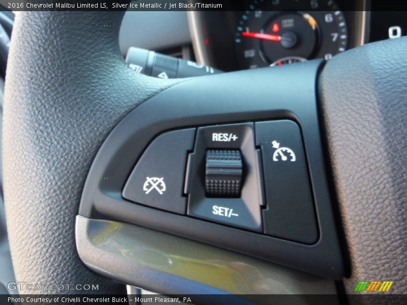 Silver Ice Metallic / Jet Black/Titanium 2016 Chevrolet Malibu Limited LS