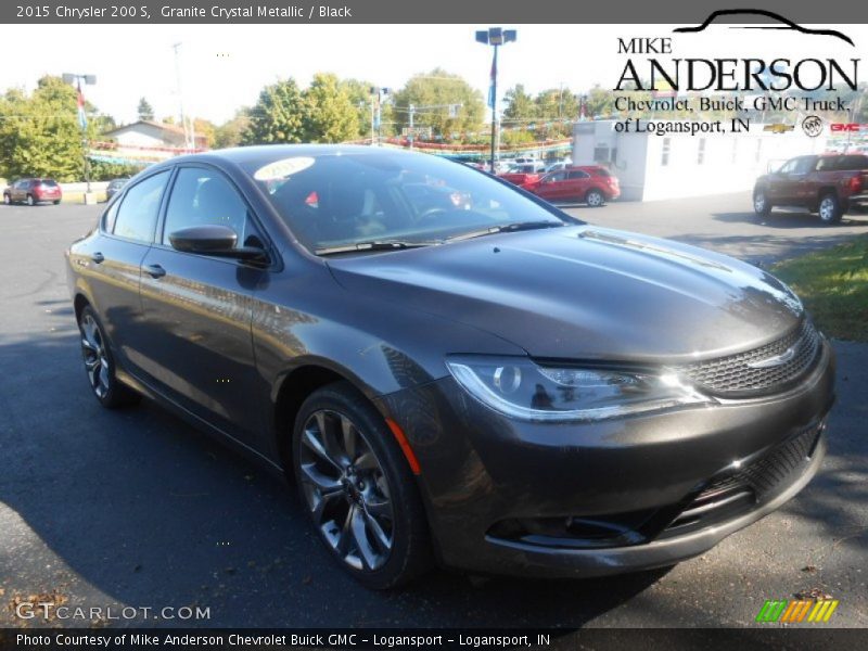 Granite Crystal Metallic / Black 2015 Chrysler 200 S
