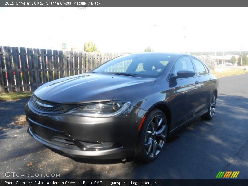 Granite Crystal Metallic / Black 2015 Chrysler 200 S