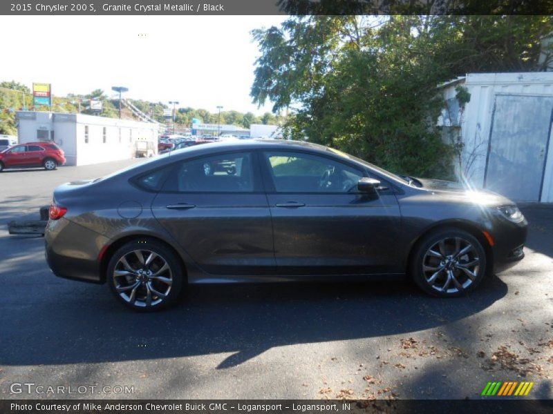 Granite Crystal Metallic / Black 2015 Chrysler 200 S