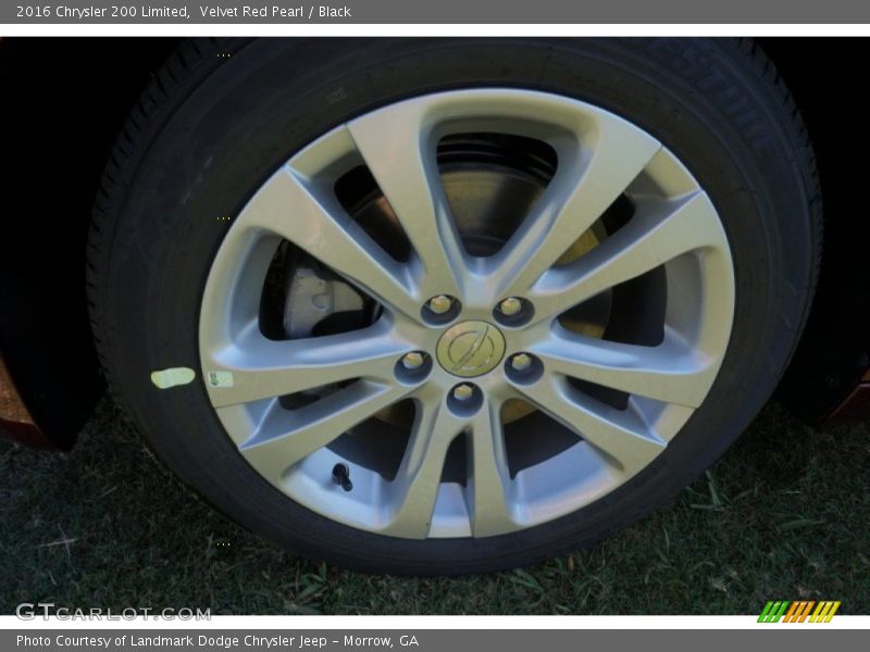 Velvet Red Pearl / Black 2016 Chrysler 200 Limited