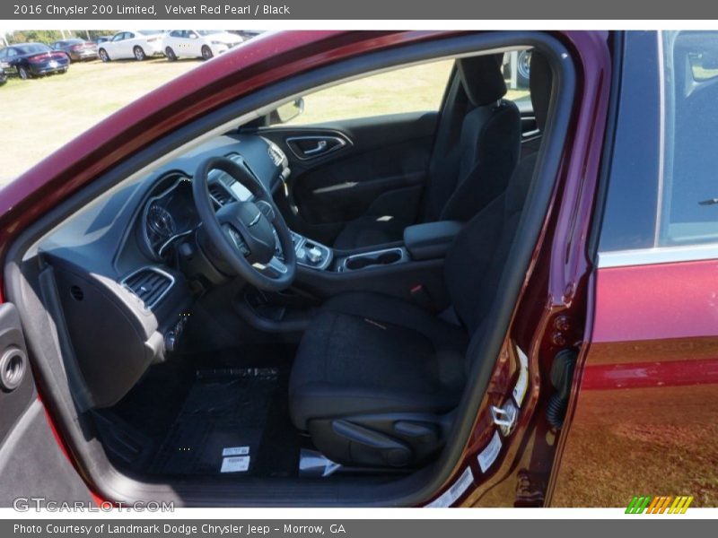 Velvet Red Pearl / Black 2016 Chrysler 200 Limited