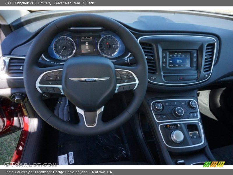 Velvet Red Pearl / Black 2016 Chrysler 200 Limited