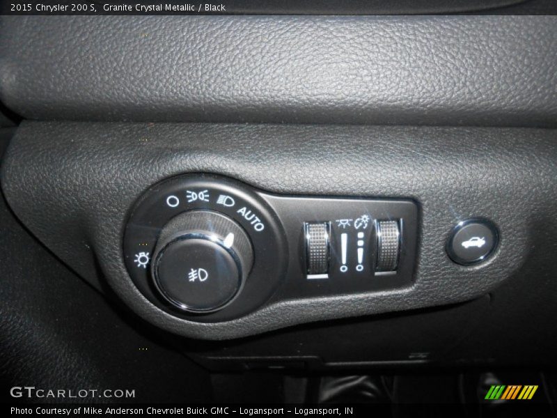 Granite Crystal Metallic / Black 2015 Chrysler 200 S