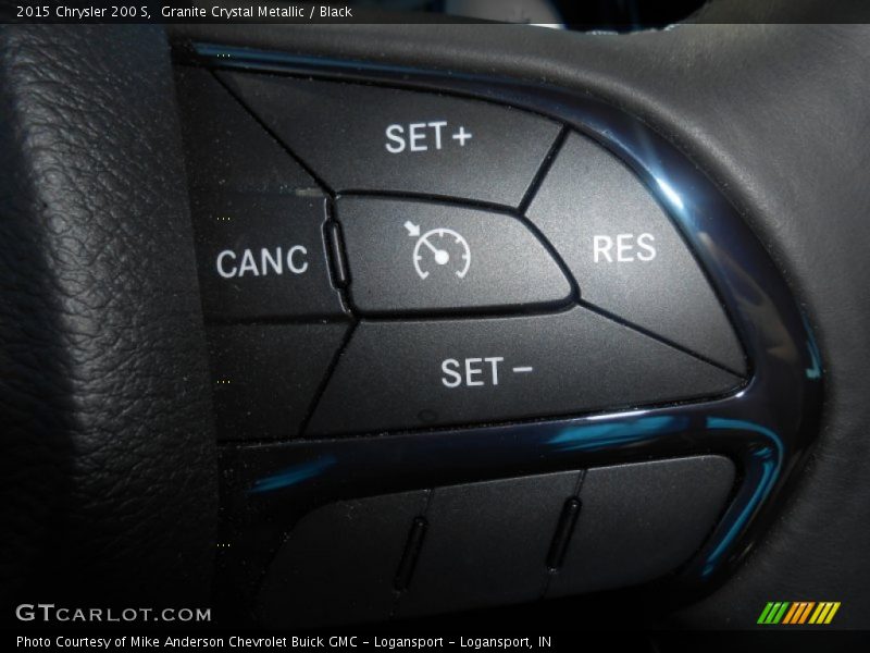 Granite Crystal Metallic / Black 2015 Chrysler 200 S