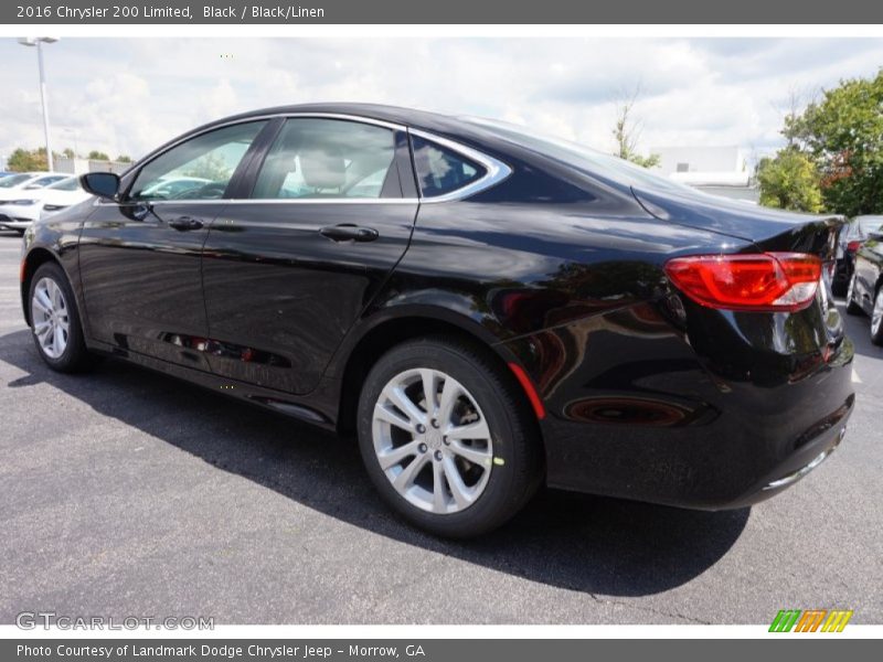 Black / Black/Linen 2016 Chrysler 200 Limited