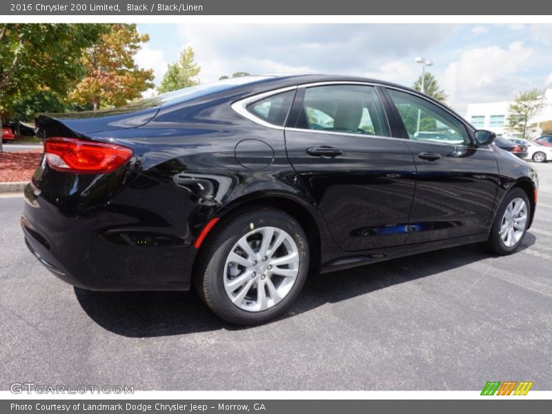 Black / Black/Linen 2016 Chrysler 200 Limited