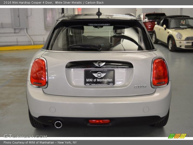 White Silver Metallic / Carbon Black 2016 Mini Hardtop Cooper 4 Door