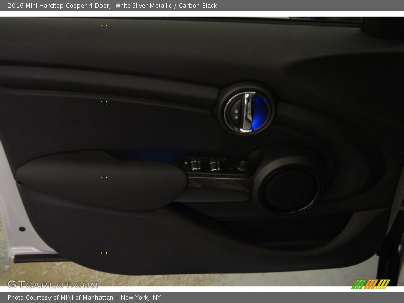 White Silver Metallic / Carbon Black 2016 Mini Hardtop Cooper 4 Door