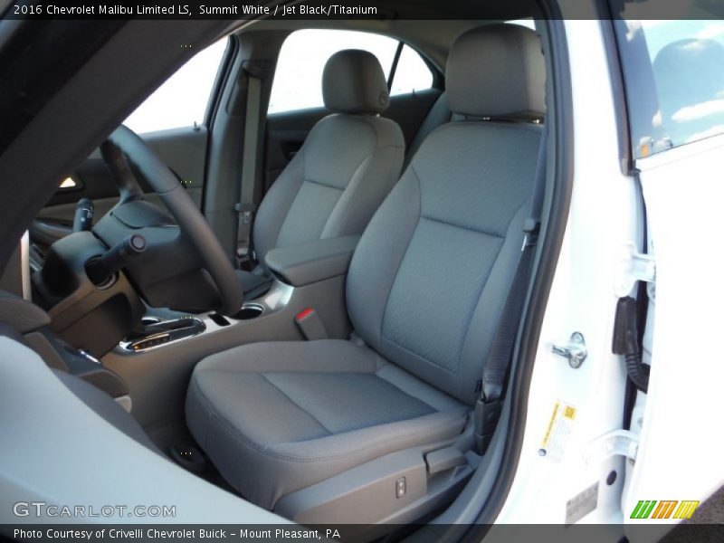 Summit White / Jet Black/Titanium 2016 Chevrolet Malibu Limited LS