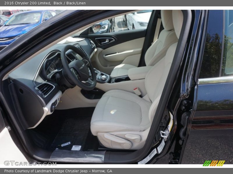 Black / Black/Linen 2016 Chrysler 200 Limited