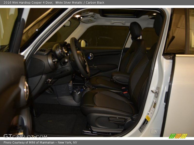 White Silver Metallic / Carbon Black 2016 Mini Hardtop Cooper 4 Door