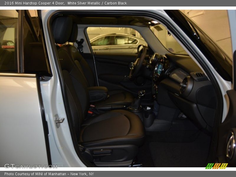 White Silver Metallic / Carbon Black 2016 Mini Hardtop Cooper 4 Door