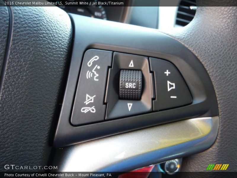 Summit White / Jet Black/Titanium 2016 Chevrolet Malibu Limited LS