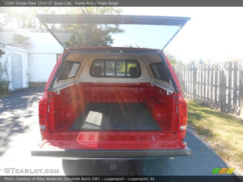 Flame Red / Khaki Beige 2006 Dodge Ram 1500 ST Quad Cab