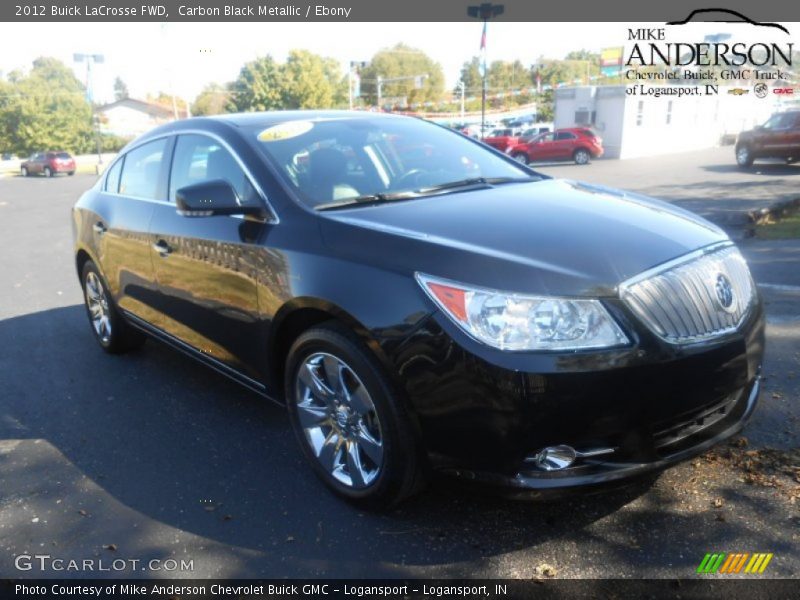 Carbon Black Metallic / Ebony 2012 Buick LaCrosse FWD