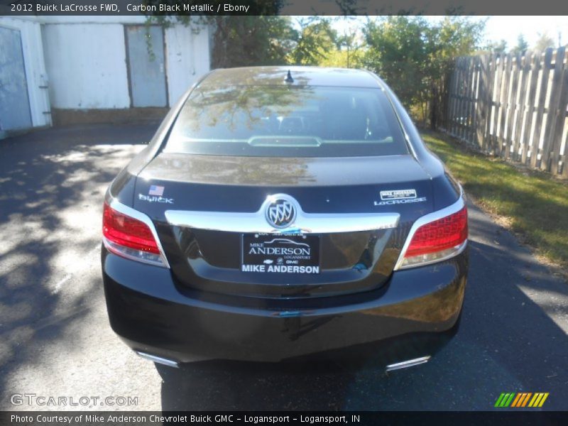Carbon Black Metallic / Ebony 2012 Buick LaCrosse FWD