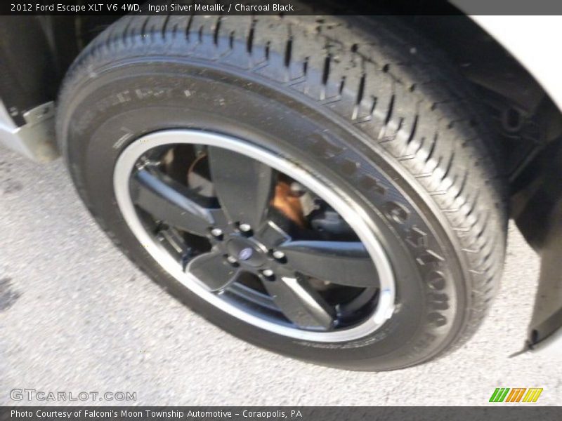 Ingot Silver Metallic / Charcoal Black 2012 Ford Escape XLT V6 4WD