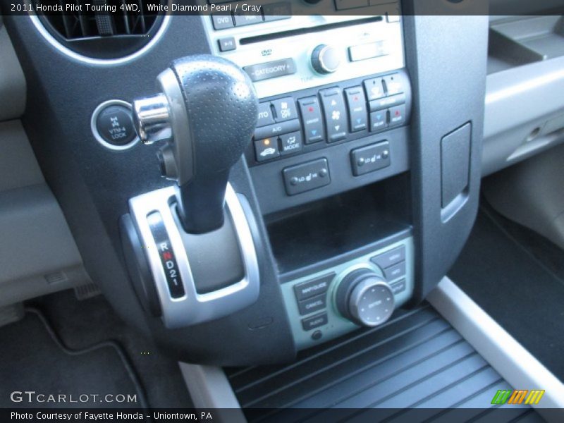 White Diamond Pearl / Gray 2011 Honda Pilot Touring 4WD