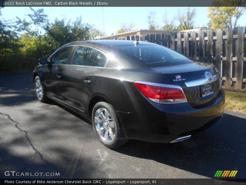 Carbon Black Metallic / Ebony 2012 Buick LaCrosse FWD