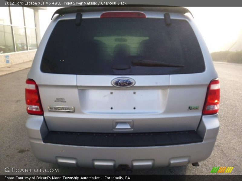 Ingot Silver Metallic / Charcoal Black 2012 Ford Escape XLT V6 4WD