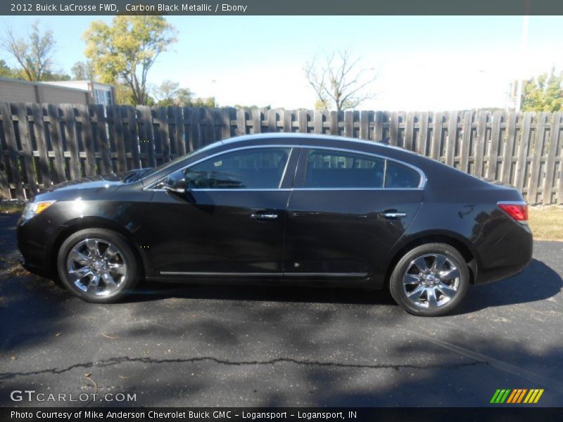 Carbon Black Metallic / Ebony 2012 Buick LaCrosse FWD