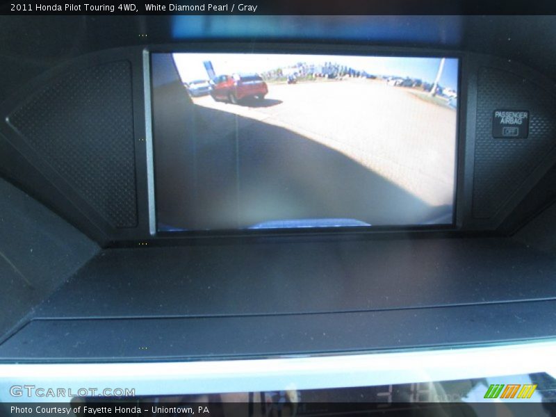 White Diamond Pearl / Gray 2011 Honda Pilot Touring 4WD