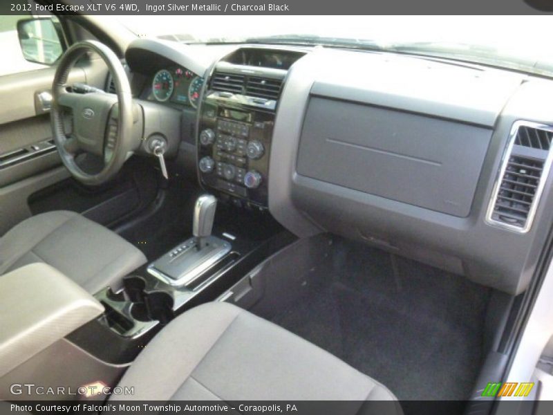 Ingot Silver Metallic / Charcoal Black 2012 Ford Escape XLT V6 4WD