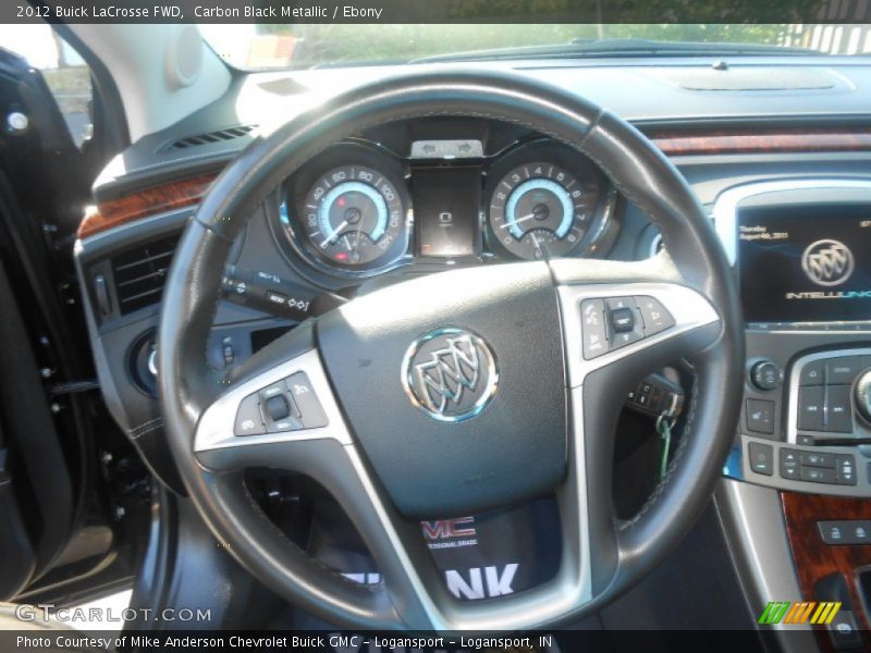 Carbon Black Metallic / Ebony 2012 Buick LaCrosse FWD